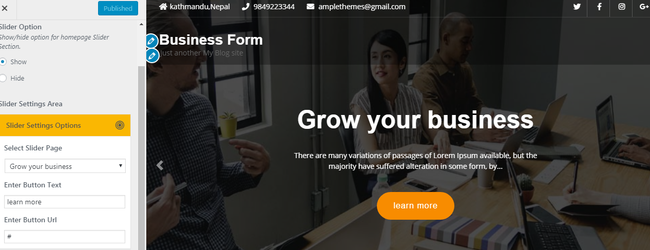 Documentation of Business Form – Documentation