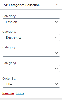 AT: Categories Collection